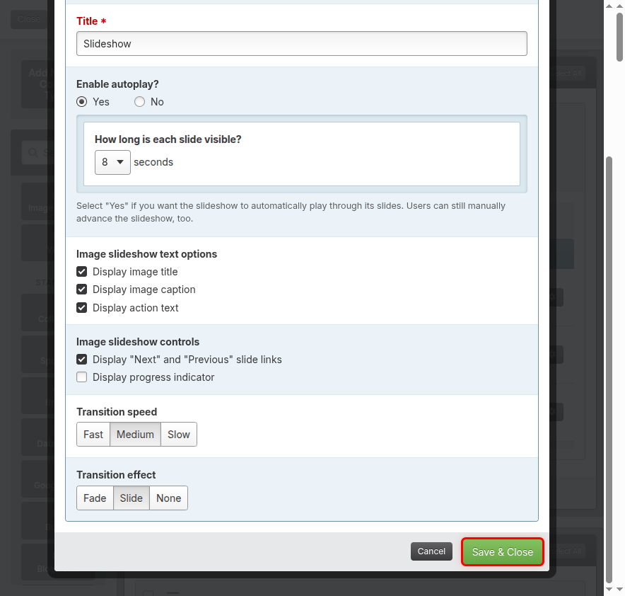 Screenshot: Apply button highlighted